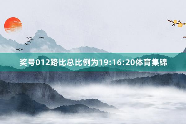 奖号012路比总比例为19:16:20体育集锦