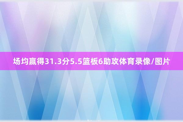 场均赢得31.3分5.5篮板6助攻体育录像/图片