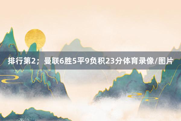 排行第2；曼联6胜5平9负积23分体育录像/图片